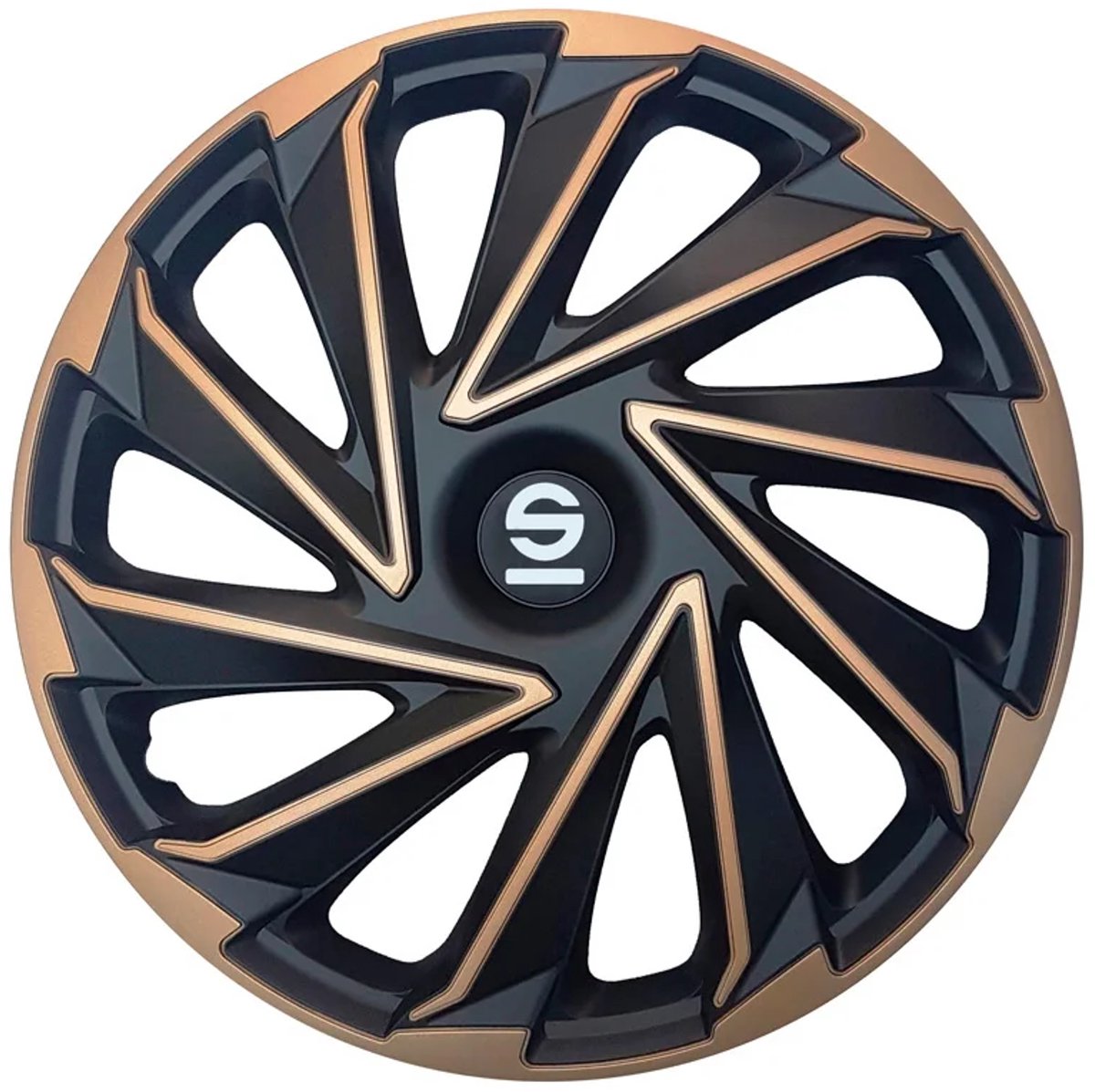 Coprimozzi Sparco Varese 16 pollici oro nero set da 4