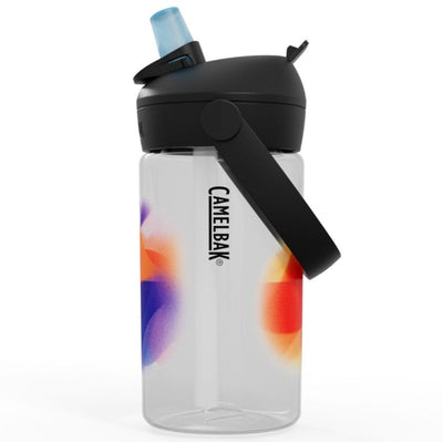 Borraccia Camelbak Thrive Flip con cannuccia per bambini - 400 ml - con cannuccia - borraccia - trasparente (golden hour)