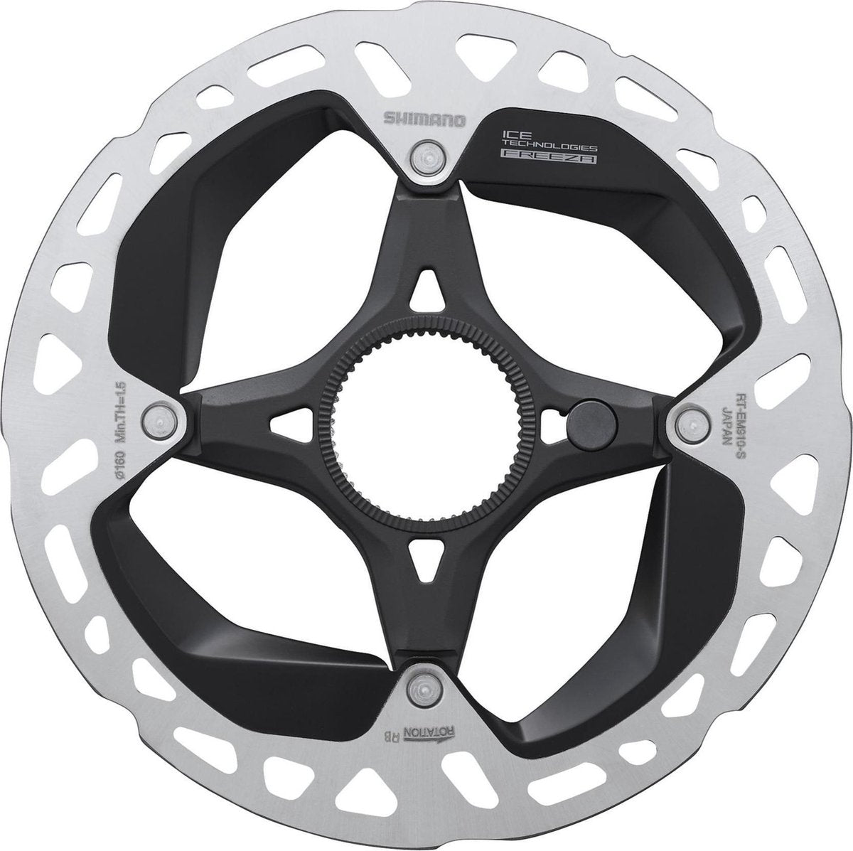 Shimano | disco freno rt-em910 160mm center-lock (xtr - dura ace)