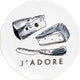 Blond Amsterdam - x noir - piatto - j'adore - ø 15 cm