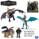Draghi Dreamworks: come addestrare il tuo drago - come domare un drago - vipera cattiva e astrid - action figure duo vichingo - giocattoli