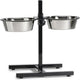 Beeztees standard - ciotola per cibo e acqua per cani - nera - 28 cm