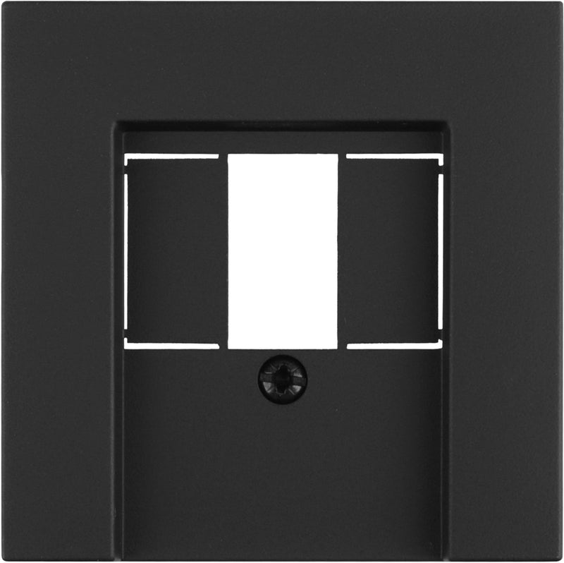 Placa protectora Gira e2 - tae usb - negra