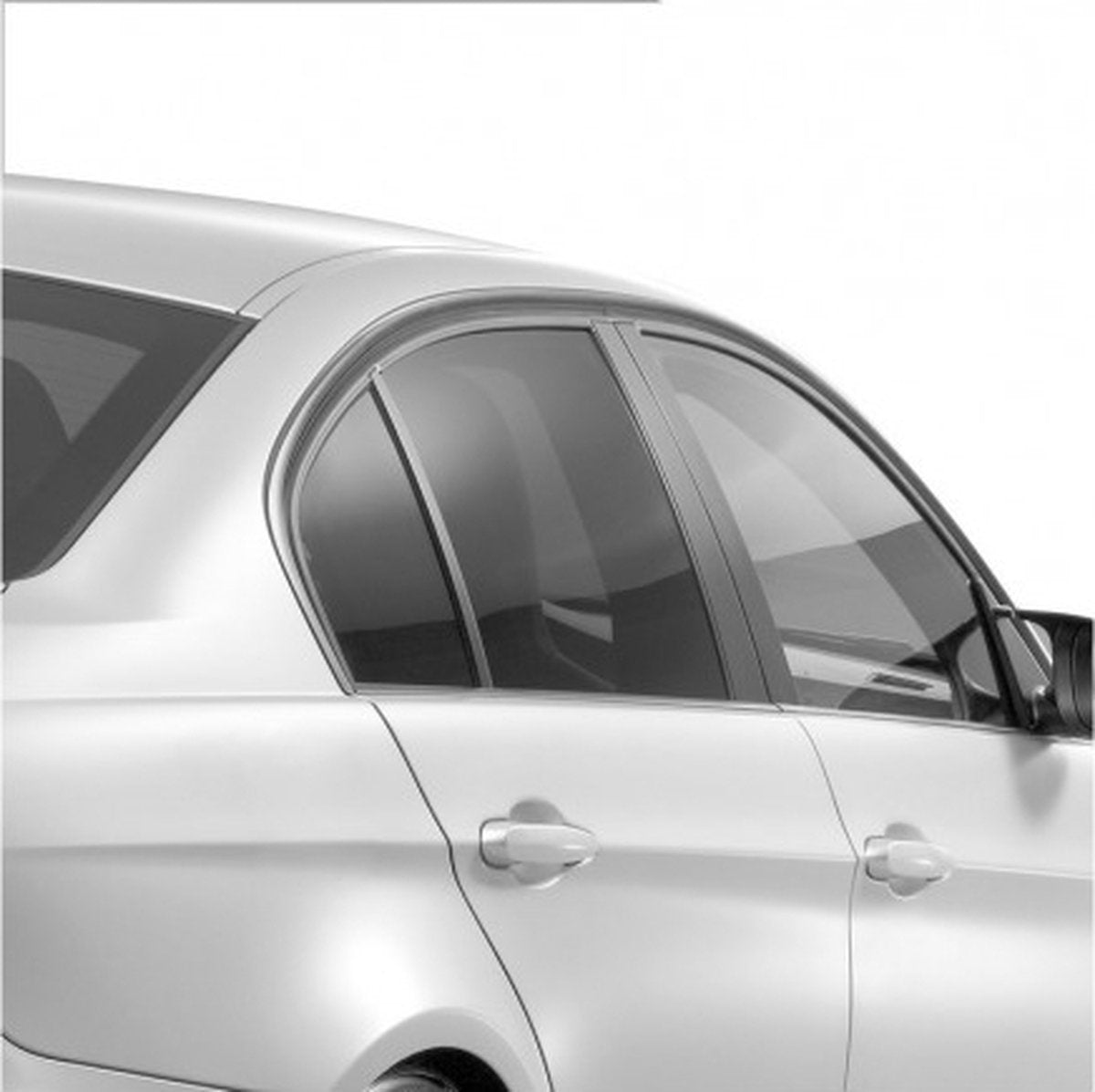 Carpoint ruitenfolie krasbestendig donkergrijs 5% 300 x 76 cm