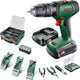 Bosch home and garden universal impact 18v accu-klopboormachine incl. lader, incl. koffer