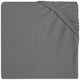 Jollein - sábana ajustable para bebé, caja de colchón, jersey (gris tormenta) - algodón - sábana ajustable para bebé, caja de sábana ajustable - 75x95cm