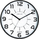 Orologio pop Unilux - nero - ø 28 - rotondo - silenzioso