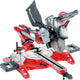Einhell elektrische radiaal afkort- verstekzaag tc-sm 2534 1 dual - 2350 w - ø250 mm - geïntegreerd glijsysteem - zaagkop kantelbaar naar links en rechts - incl. 48 tands zaagblad