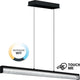 Eglo cardito 1 hanglamp - led - 100 cm - zwart - kristallen - dimbaar