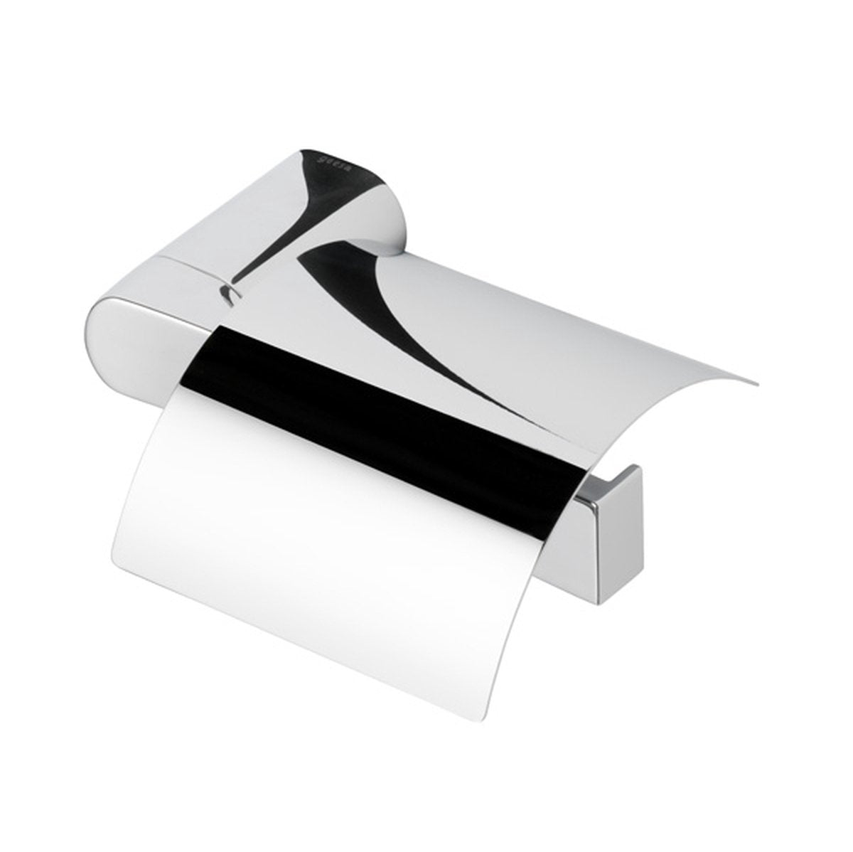 Geesa wynk toiletrolhouder met klep - rechts - chroom