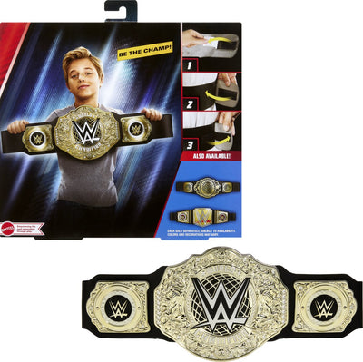 Mattel cinturón de campeonato wwe juguete - campeonato mundial de peso pesado.