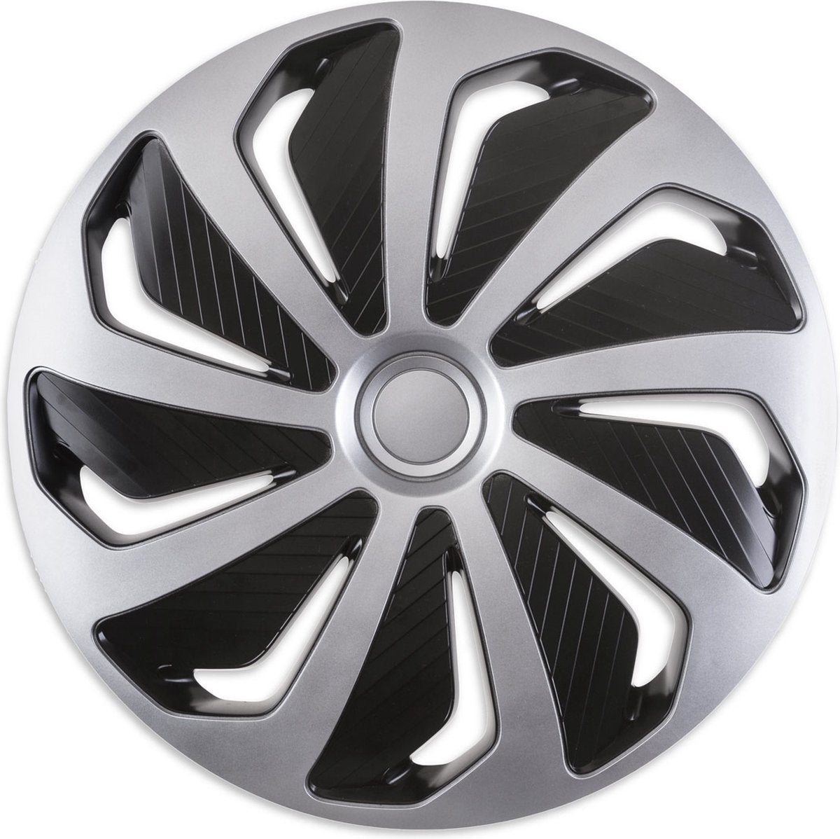 Versaco hubcaps 16 inch - wind black silver - 4 pieces