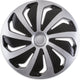 Versaco hubcaps 16 inch - wind black silver - 4 pieces