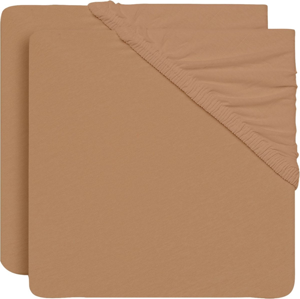 Jollein - sábana ajustable para bebé jersey (galleta) - algodón - sábana ajustable para cuna - 2 piezas - 60x120cm