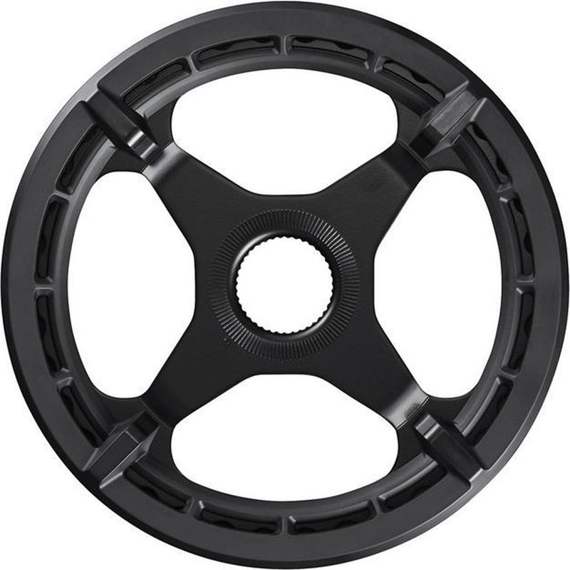 Pasos de plato Shimano sm-cre50 38d negro con doble protector de cadena