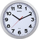 Orologio da parete radiocontrollato maul maulstep 300 mm argento, bianco