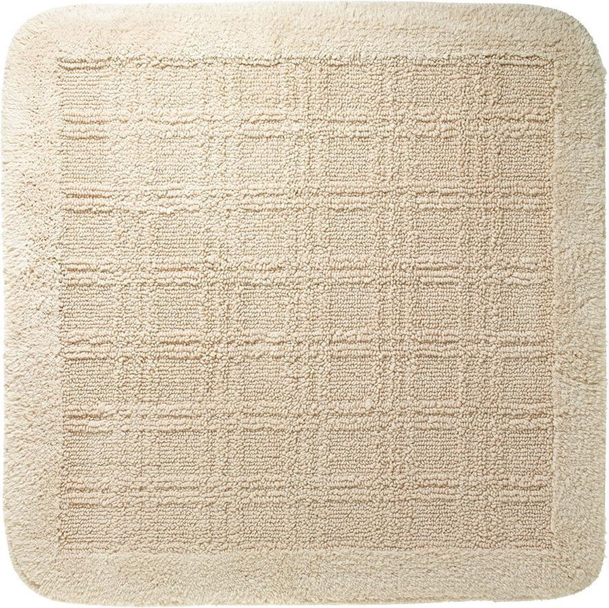 Sealskin quadrant badmat 60x60 cm - katoen - naturel