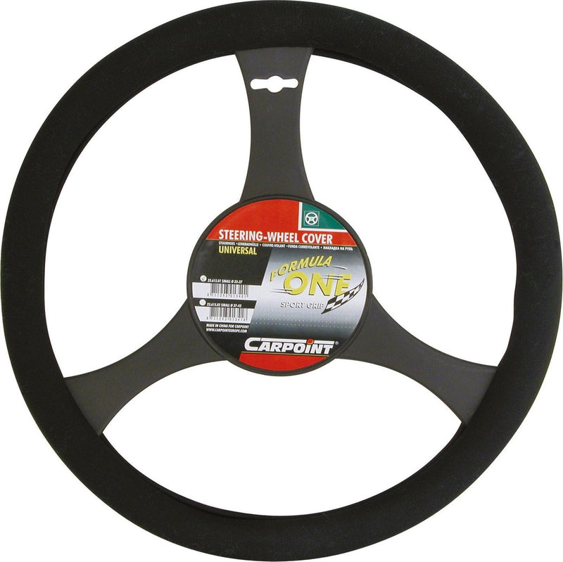 Coprivolante per auto Carpoint - nero - per volanti con diametro di 38 cm