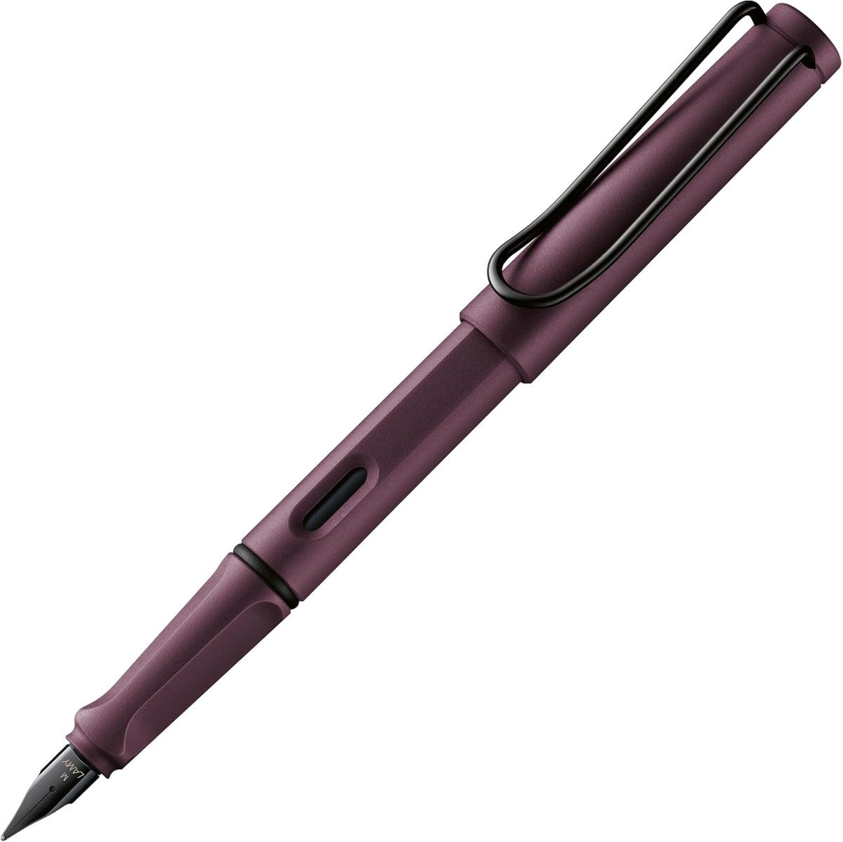 Lamy safari scarlet vulpen | ergonomische grip | gepoetste stalen penpunt m | robuuste asa-kunststof behuizing | inclusief blauwe t 10 inktpatroon | rechtshandig