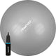 Palla fitness Avento + pompa - ø 65 cm - argento