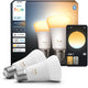 Bombilla Philips Hue smart LED A67, luz blanca cálida a fría, casquillo E27, paquete de 2