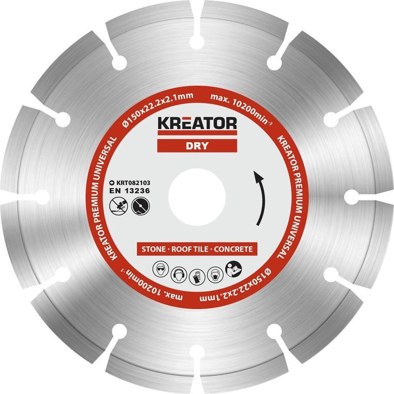 Disco da taglio diamantato Kreator krt082103 – ø150mm