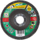 Wolfcraft - disco de láminas - 115 mm - grano 60 - amoladora angular con placa de láminas de lijado para metal - 2028099
