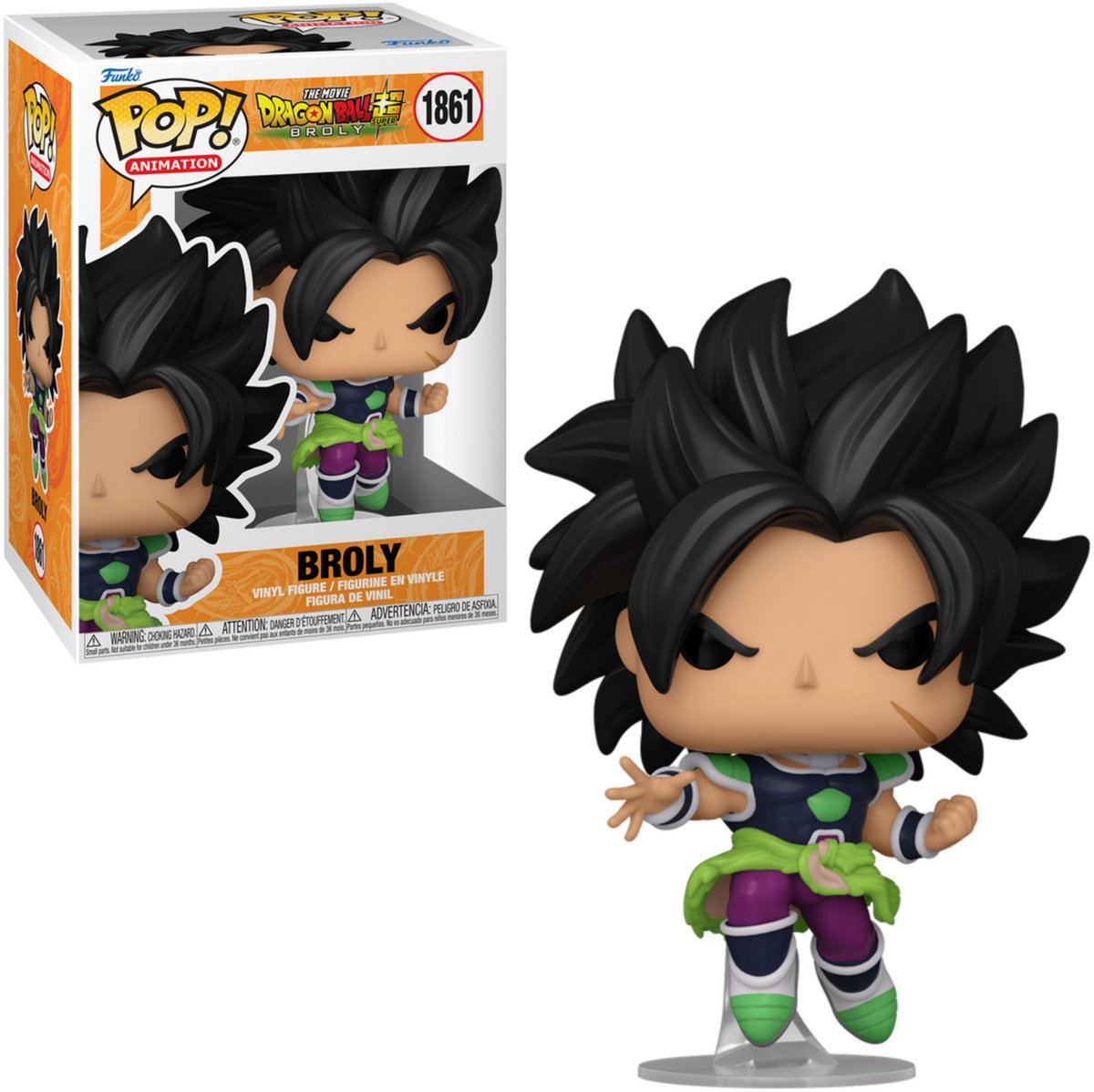 Animación funko pop: dragon ball super: broly - broly pop #1861