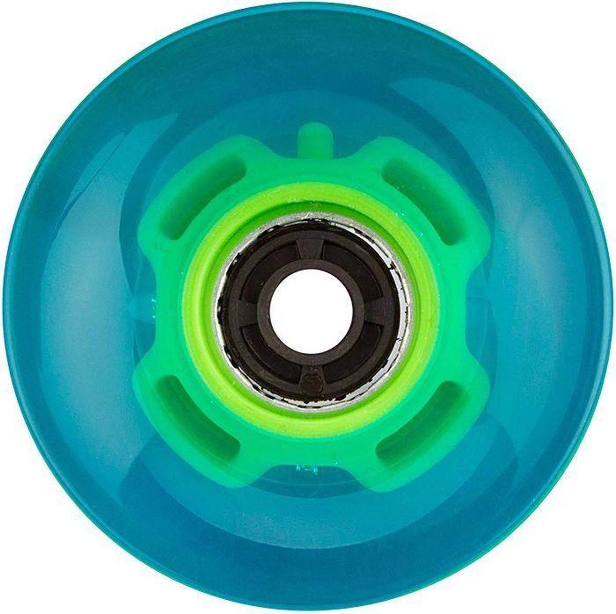 Ruote LED Nijdam per lavagna flip grip - 60 x 45 mm - blu verde fluo