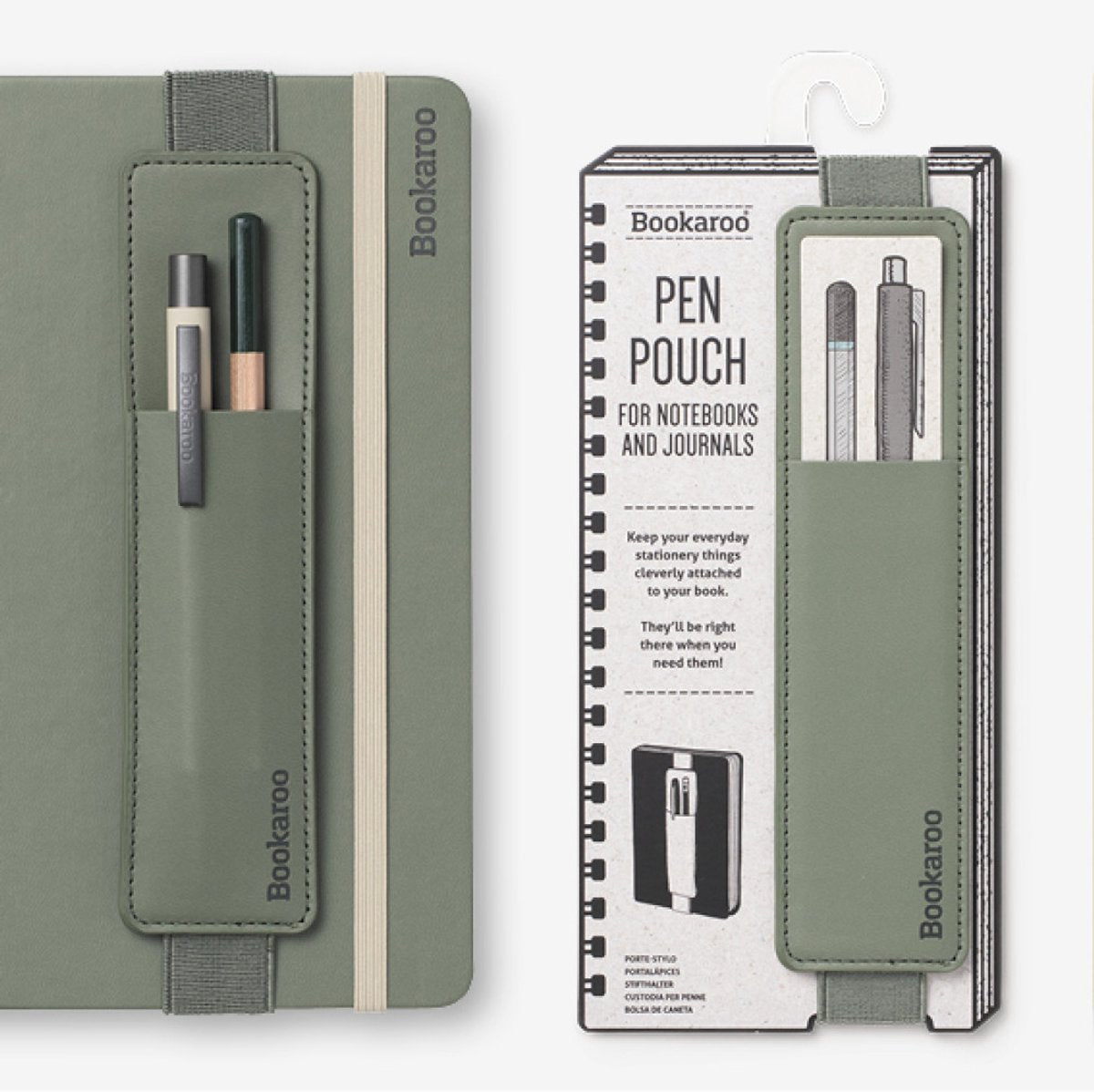 Estuche para bolígrafos Bookaroo - helecho