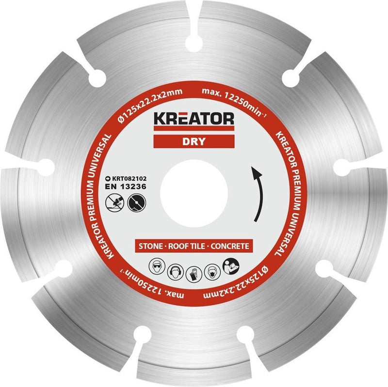 Kreator krt082102 diamantschijf d125 premium