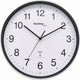 Technoline wt 8030 - reloj de pared - analógico - redondo - estructura de plástico - cristal mineral - indicación de la hora radiocontrolada - color plateado