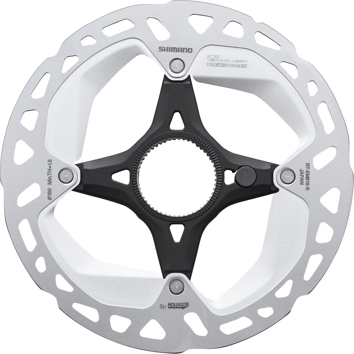 Shimano | disco freno rt-em810 160mm center-lock (xt - ultegra)