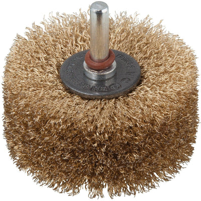 Wolfcraft Wolfcraft Wood Grain Brush di 80 mm giallo