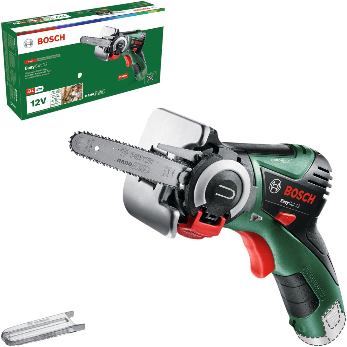 Utensili Bosch - Sega da potatura a batteria 12v, senza batteria e caricabatterie 06033c9001