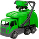 Plasto garbage truck green 40 cm - toy vehicle - recycling truck - large truck - realistic play - sturdy plastic - made in Finland - from 1 year