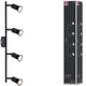 Foco paulmann carolina gu10 230v máx. 4x10w regulable negro mate