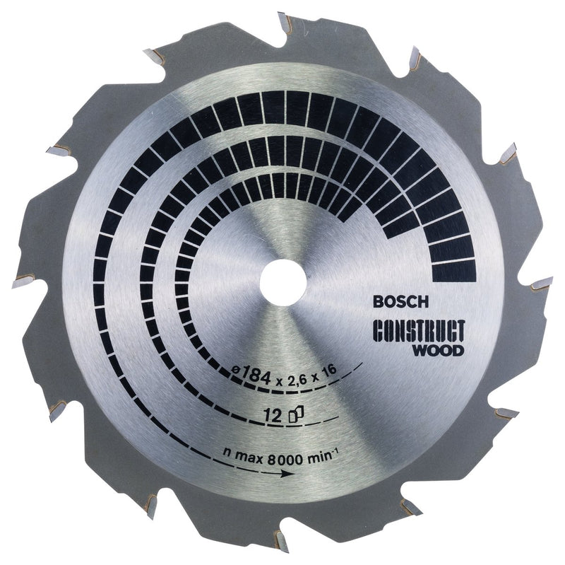 Bosch cirkzb constr. madera 184x16x2.6 12t fwf
