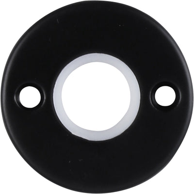 Roseta redonda Starx aluminio - negro