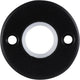 Roseta redonda Starx aluminio - negro