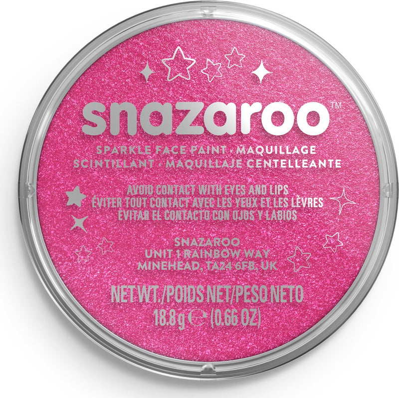 Vernice viso Snazaroo madreperla 18 ml rosa scintillante