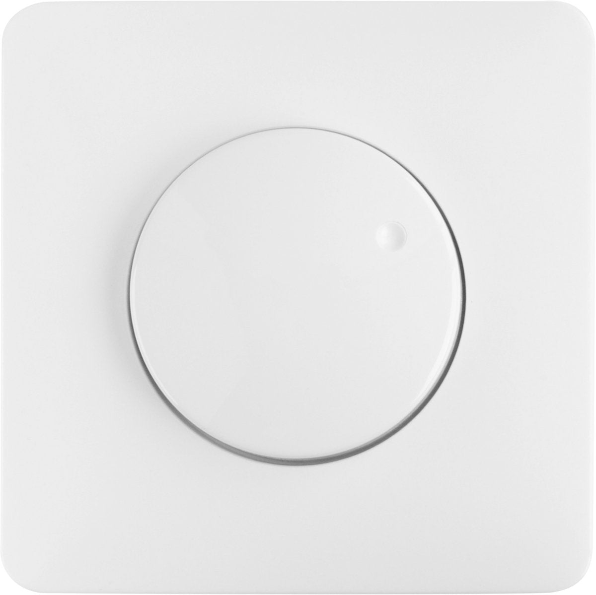 Peha central plate with button for dimmer installation