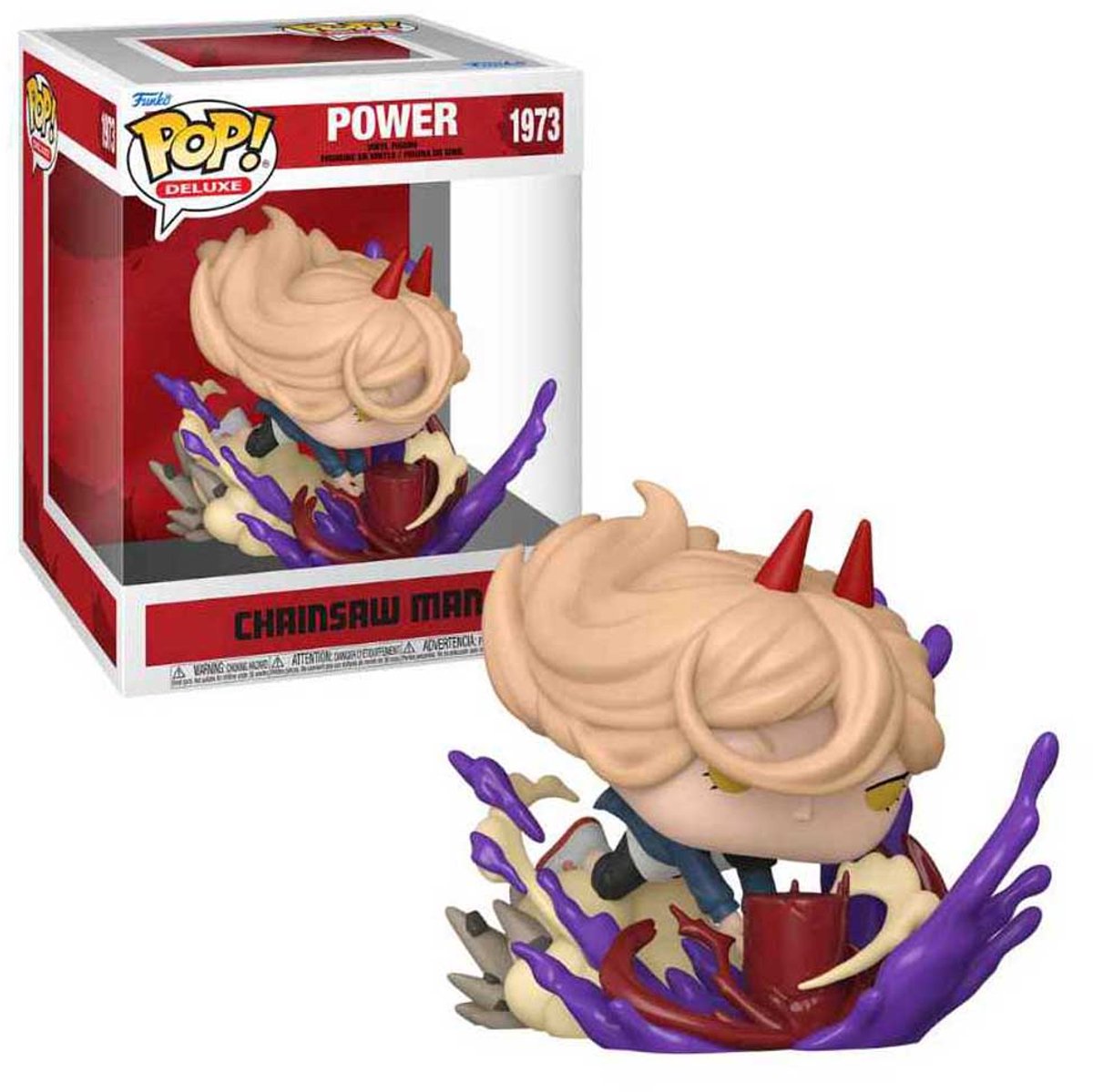 Funko chainsaw man power (pop! deluxe) vinylfiguur 1973 unisex pop! - neutraal - standard