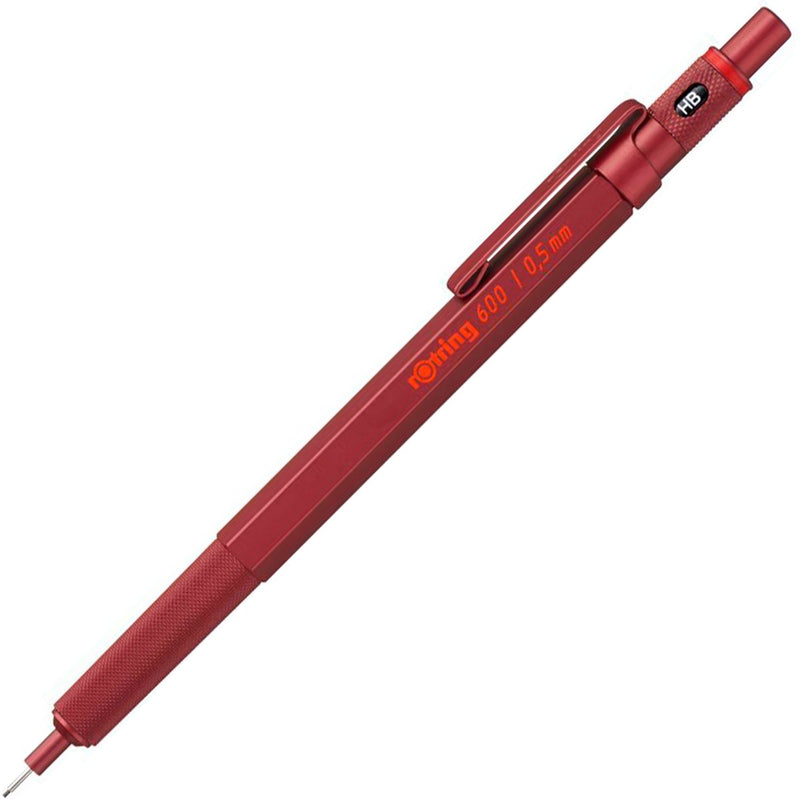 Portaminas Rotring 600 - 0,5 mm - carcasa roja