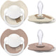 Ciuccio Difrax lovi Dynamic Prime Glow - da 0 a 6 mesi - beige marrone - 2 pezzi