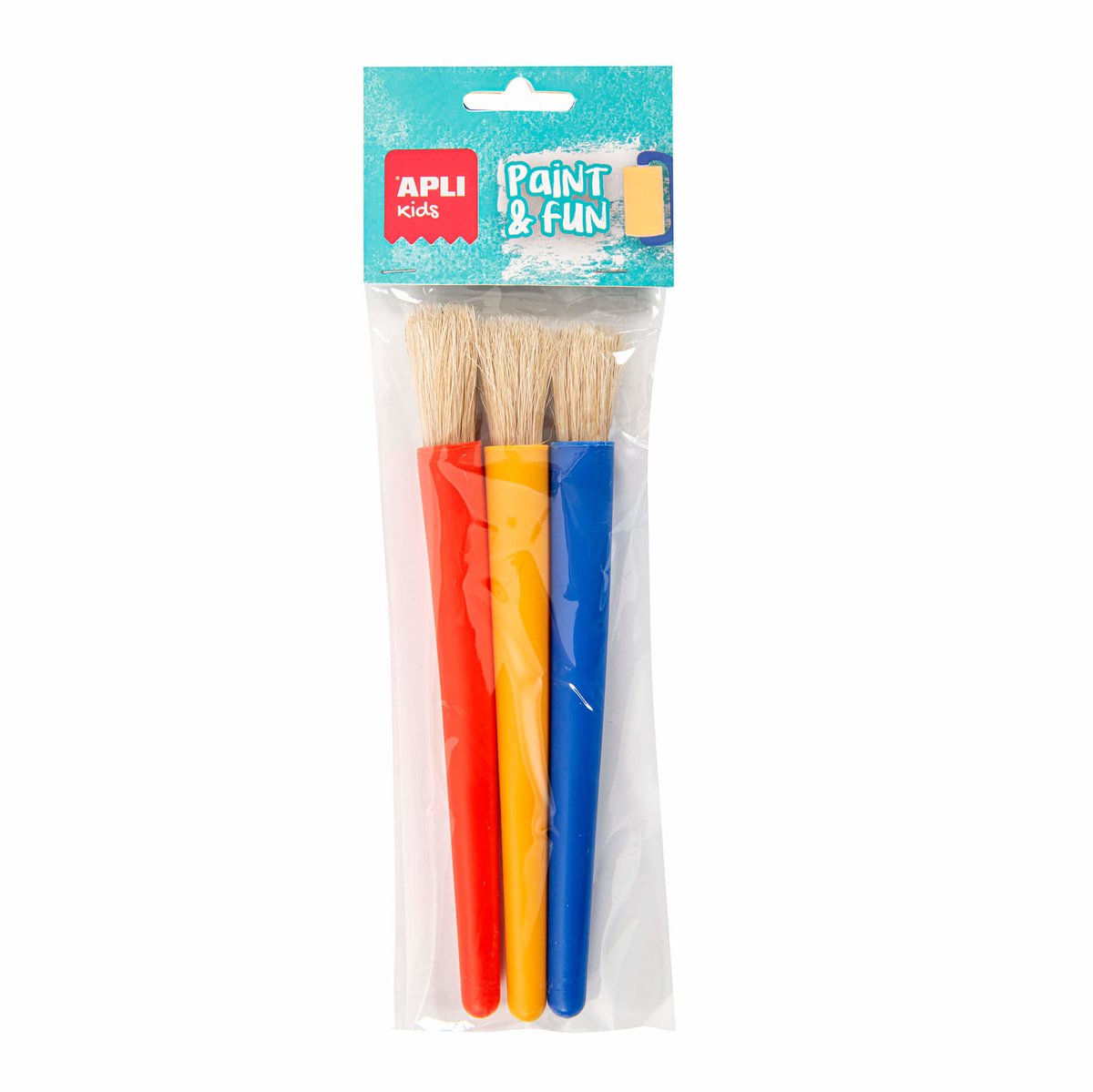Apli kids jumbo penseel ø2cm 3 stuks