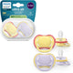 Philips avent ultra air – ciuccio traspirante e leggero (0-6 mesi) – 2 pezzi - scf087 03