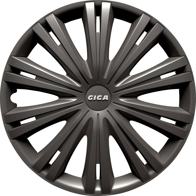 wieldoppen Giga 15 inch ABS antraciet set van 4