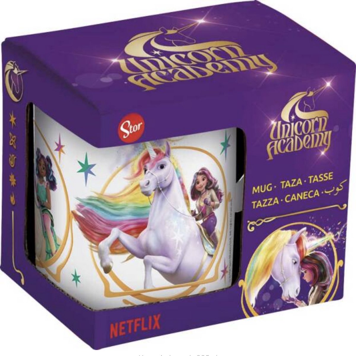 Unicorn academy : keramische mok, 325ml