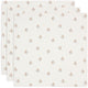 Jollein - panno idrofilo piccolo 70x70 cm - panni ruttino - cotone morbido - 3 pezzi - giro nostalgico